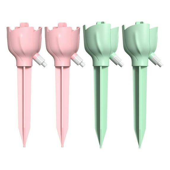 Hyasfey Plant Watering Spike Slow Release Portable Self Watering Spike Drip Irrigation Spike for Potted Plants Indoor Outdoor Gardening