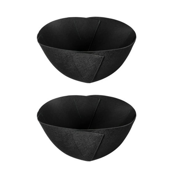 Hyasfey Planter Basket Liner 12/14/16 Inch Felt Flower Basket Liners Prevent Birds Nesting Replacement Liner for Hanging Basket Flowers Wedding Indoor Garden
