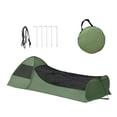 thumbnail image 1 of Hyasfey Single Person Poping Tent with Phone Holder Breathable Gnats Net Portable Lightweight Tent Easy Setup Outdoor Camping Hiking Sleeping Bag Bed, 1 of 7