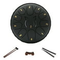 thumbnail image 1 of Hyasfey Steel Tongue Drum Compact Design Portable Easy to Use 11 Notes 6 Inches Rain Drum Musical Percussion Instrument, 1 of 7