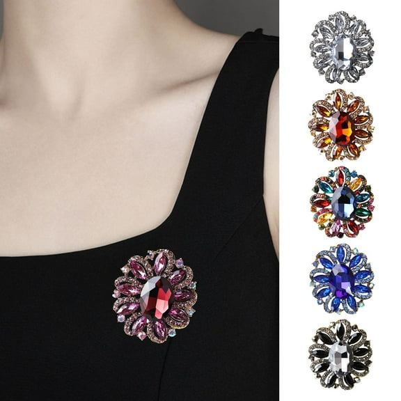 Hyasfey Vintage Dragonfly Brooches Faux Insect Electroplated Non-fading Brooch Pin Fashion Dress Coat Accessories Cute Jewelry