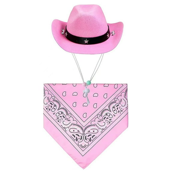 Hyasfey Western Cowboy Dog Costume Hat Medium Large Dogs Pets