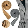thumbnail image 1 of Hyasfey Women Belt Brushed Plush Long Enough Wear-resistant Solid Color Elastic Decorate Accessory Faux Woolen Coat Corset Double-Sided Waist Belt for Daily Wear, 1 of 8