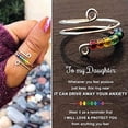 thumbnail image 1 of Hyasfey Women Ring Rotatable Adjustable Opening Design Geometric Electroplating Anti Stress Gifts Colorful Rainbow Beads Anxiety Spinner Ring Jewelry for Outdoor, 1 of 8