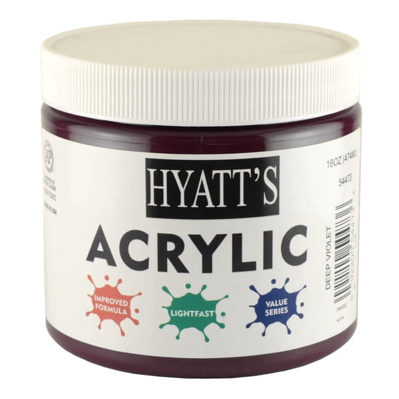 Hyatt's Acrylic 16 Oz Deep Violet