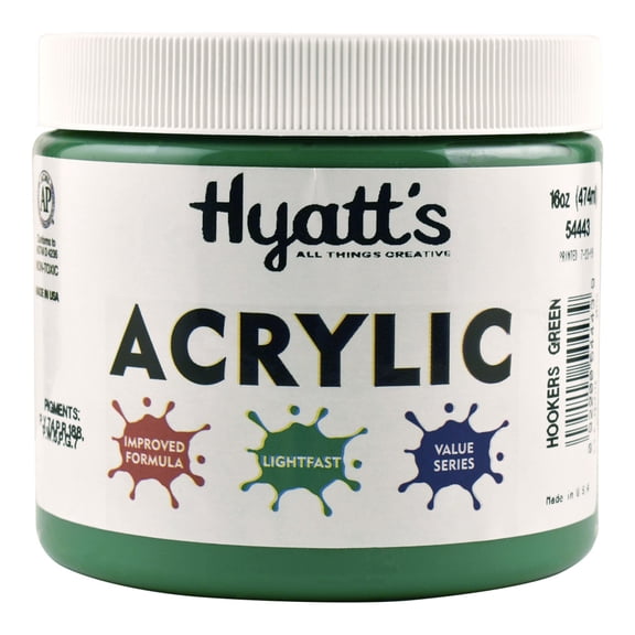 Hyatt's Acrylic 16 Oz Hookers Green