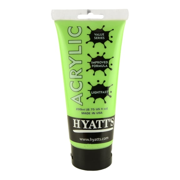 Hyatt's Acrylic 200Ml Bright Yellow Green