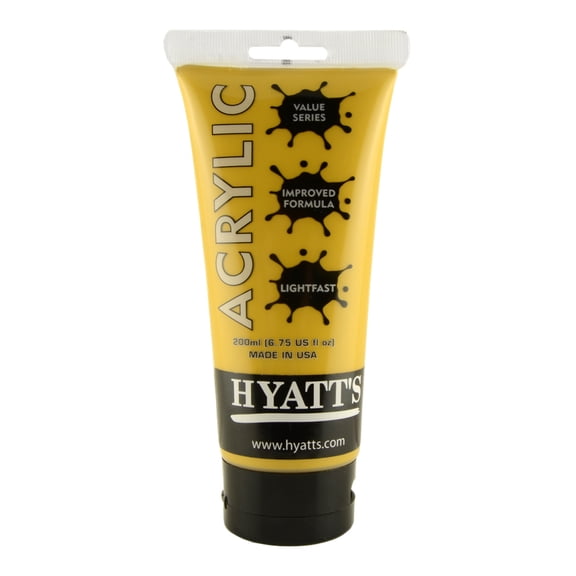 Hyatt's Acrylic 200Ml Yellow Oxide