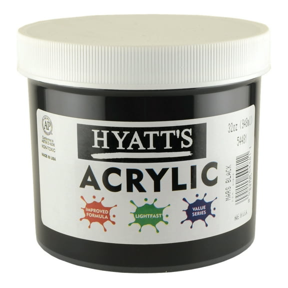 Hyatt's Acrylic 32 Oz Mars Black