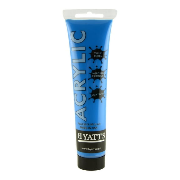Hyatt's Acrylic 75Ml Neon Blue