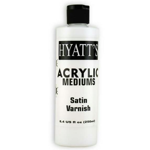 Hyatt's Acrylic 8 Oz Satin Varnish