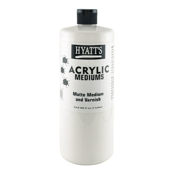 Hyatt's Acrylic Matte, 32 Ounce Bottle, 1 Each