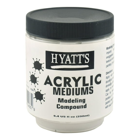 Hyatt's Acrylic Modeling Compound, 8 Ounce Bottle