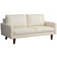 thumbnail image 1 of Hybition Faux Leather Sofa Mid-Century Modern Couch for Living Room/Office-Beige, 1 of 9