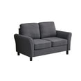 thumbnail image 1 of Hybition Linen Loveseat Modern Sofa for Living Room-Dark Grey, 1 of 6