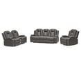thumbnail image 1 of Hybition Living Room Furniture Set, 3 Pieces,Power Recliner Sofa with LED Light, Reading Light, Wireless Charging, Loveseat with Cup Holders, Storage, Bluetooth Speaker, Single Chair with Storage-Colo, 1 of 5