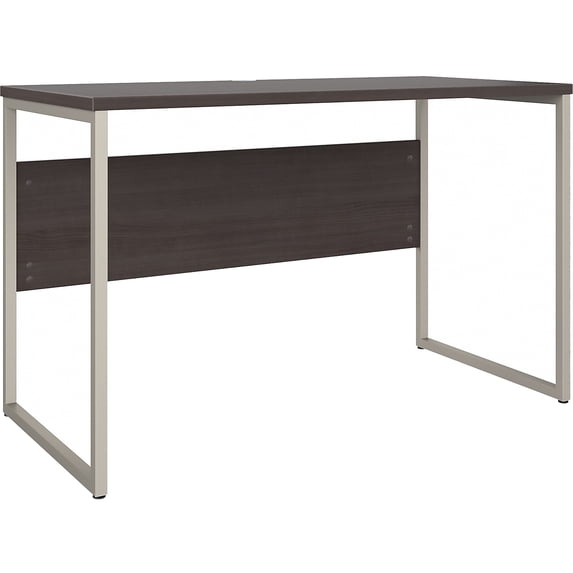 Hybrid 48W x 24D Computer Table Desk in Storm Gray - Engineered Wood