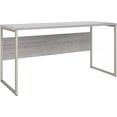 thumbnail image 1 of Hybrid 60W x 24D Computer Table Desk in Platinum Gray - Engineered Wood, 1 of 2