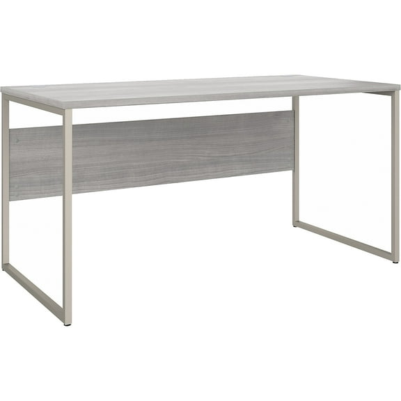 Hybrid 60W x 30D Computer Table Desk in Platinum Gray - Engineered Wood