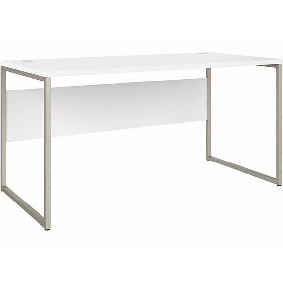 Hybrid 60W x 30D Computer Table Desk in White - Engineered Wood
