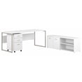 thumbnail image 1 of Hybrid 72W Desk with Storage and Drawers in White - Engineered Wood, 1 of 11