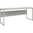 thumbnail image 1 of Hybrid 72W x 24D Computer Table Desk in Platinum Gray - Engineered Wood, 1 of 2