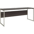 thumbnail image 1 of Hybrid 72W x 24D Computer Table Desk in Storm Gray - Engineered Wood, 1 of 7