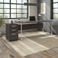 thumbnail image 1 of Hybrid 72W x 30D Computer Desk with Drawers in Storm Gray - Engineered Wood, 1 of 5