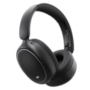 Hybrid Active Noise Cancelling Headphones -45dB, Bluetooth Headphones 5.4, Bass Boosted by 90%, 50H Playtime, ENC Clear Call, Comfort Fit Over Ear Wireless Headphone for Travel Office PC Pure Black