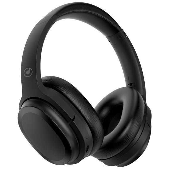 Hybrid Active Noise Cancelling Headphones Wireless Bluetooth Headphones Deep Bass Bluetooth 5.2 Comfort Fit with 30H,Black