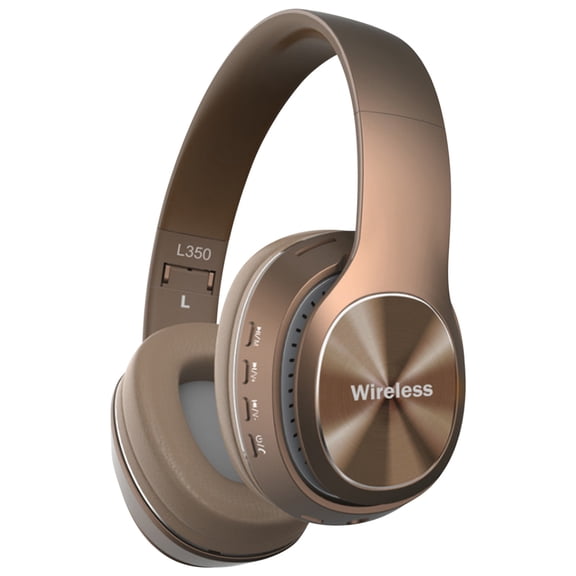 Hybrid Active Noise Cancelling Headphones, Wireless Over-Ear Bluetooth, 40H Long ANC Playtime, Hi-Res Audio, Big Bass, Customize via an App, Transparency Mode,Gold