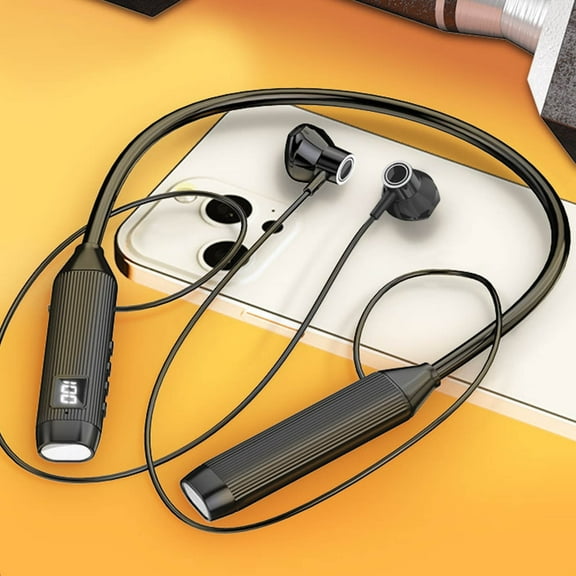 Hybrid Active Noise Cancelling Wireless Earbuds, 6 Mics ENC Clear Call, IPX8 Waterproof, in Ear Bluetooth 5.3 Headphones Stereo Bass Ear Buds 59H Playtime with LED Display 32 EQs via APP(Black)