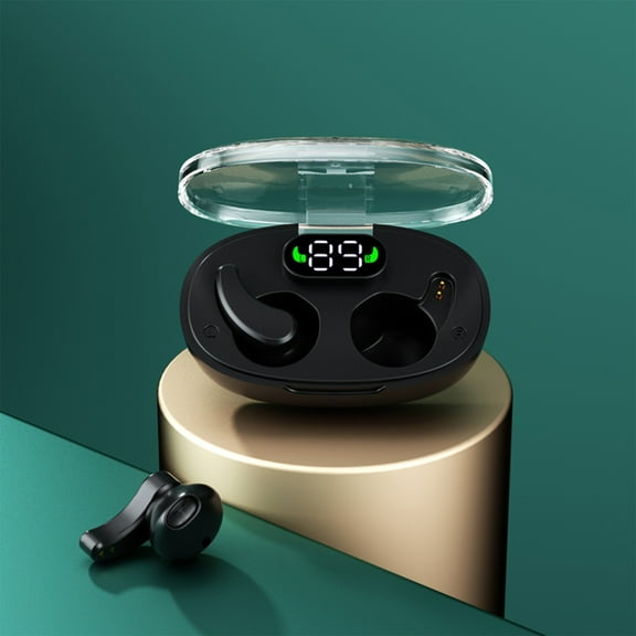 Hybrid Active Noise Cancelling Wireless Earbuds, 6 Mics Smart Noise Cancelling 55H Playtime, 32 Preset EQs via APP, Bluetooth 5.3 ENC AI Call Ear buds, IPX8 Waterproof Headphones with LED Display