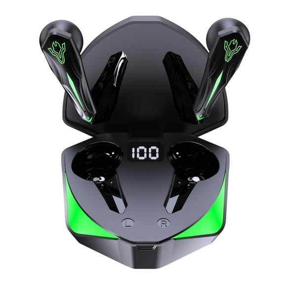 Hybrid Active Noise Cancelling Wireless Earbuds, 6 Mics Smart Noise Cancelling 55H Playtime, 32 Preset EQs via APP, Bluetooth 5.3 ENC AI Call Earb uds, IPX8 Waterproof Headphones with LED Display