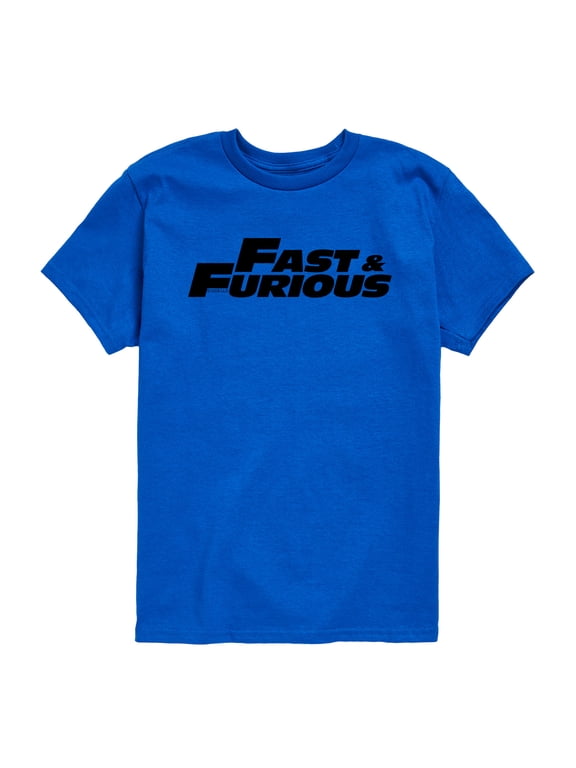 - Fast & Furious Logo Flat Boys' Short Sleeve Graphic T-Shirt