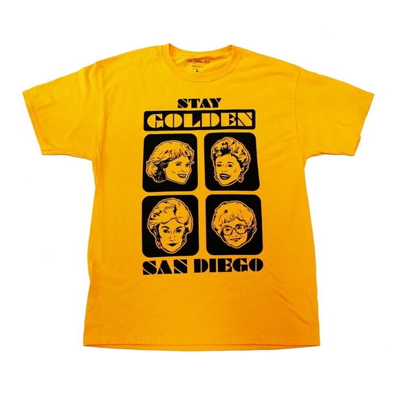 Hybrid Apparel Golden Girls "Stay Golden San Diego" Men's T-Shirt - Large Unisex