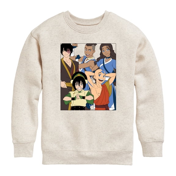 Hybrid Apparel - Hybrid Apparel - Atla Group Collage - Youth Crew Fleece Sweatshirt