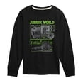 thumbnail image 1 of Jurassic World - Dark Digital Texture - Youth Boys Long Sleeve Graphic T-Shirt, 1 of 4