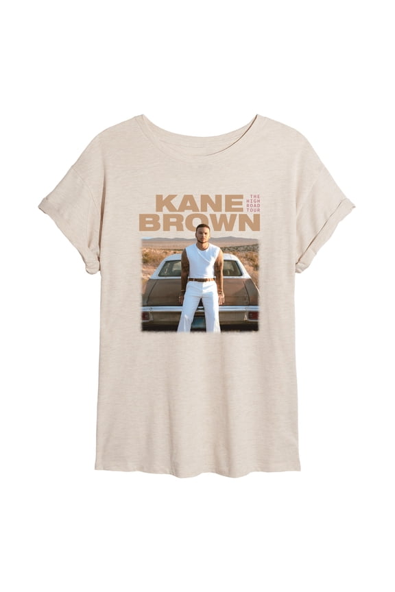 Hybrid Apparel - Kane Brown Desert - Women's Oversized Graphic T-Shirt
