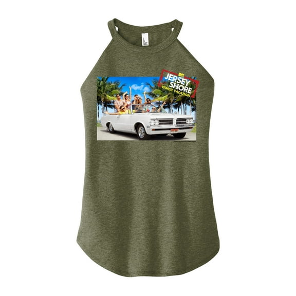 Hybrid Apparel - MTV - Jersey Shore - Family Vacation  - Juniors High Neck Tank Top