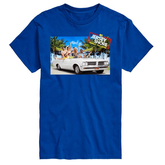 Hybrid Apparel - MTV - Jersey Shore - Family Vacation - Men's Short Sleeve Graphic T-Shirt