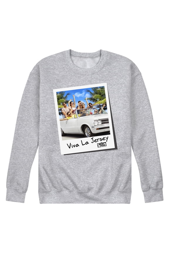 Hybrid Apparel - MTV - Jersey Shore - Viva La Jersey  - Men's Crew Neck Fleece Pullover