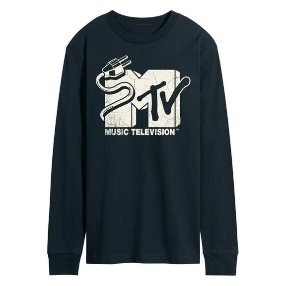 Hybrid Apparel - MTV - MTV Unplugged Logo - Men's Long Sleeve T-Shirt