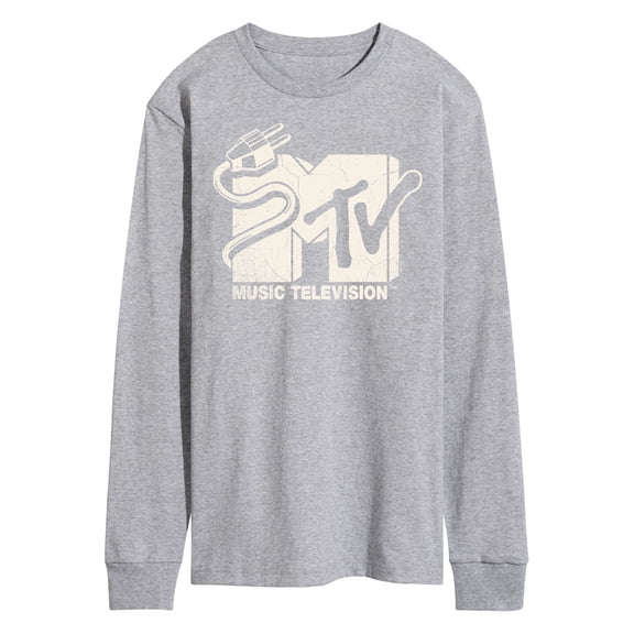 Hybrid Apparel - MTV - MTV Unplugged Logo - Men's Long Sleeve T-Shirt