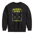 thumbnail image 1 of How to Train Your Dragon - Night Fury Graphic Long Sleeve Fleece Sweatshirt, 1 of 4