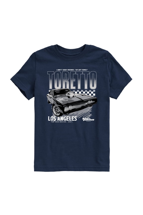 - Toretto Racing Tee - Youth Boys Short Sleeve Graphic T-Shirt