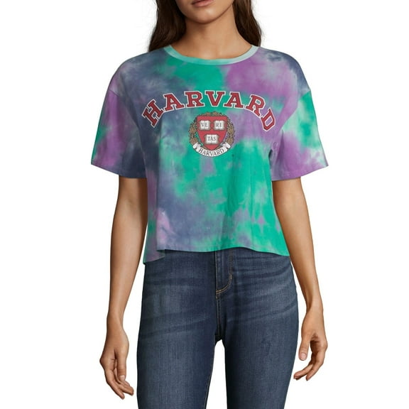 Hybrid Apparel Women's Short-Sleeve HARVARD T-Shirt (Tie Dye)