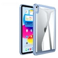 thumbnail image 1 of Hybrid Back Case for iPad mini (6th Generation),Slim&Light, - Ultra Slim Clear Transparent Rugged Back Cover with Shockproof Resistant Flexible Soft Transparent TPU Bumper,Blue, 1 of 7