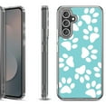thumbnail image 1 of Shockproof Protective Phone Case Cover for Samsung Galaxy S25 FE, by OneToughShield - Pet Paw / Teal, 1 of 5