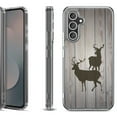 thumbnail image 1 of Shockproof Protective Phone Case Cover for Samsung Galaxy S25 FE, by OneToughShield - Wood/Deer, 1 of 5
